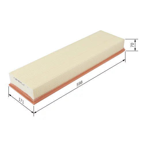 Vzduchový filter 1 457 433 626 /BOSCH/ - obr. 4