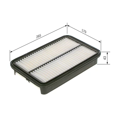 Vzduchový filter 1 457 433 958 /BOSCH/ - obr. 4