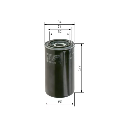 Palivový filter 1 457 434 180 /BOSCH/ - obr. 4