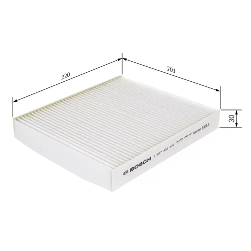 Filter vnútorného priestoru 1 987 432 075 /BOSCH/ - obr. 4