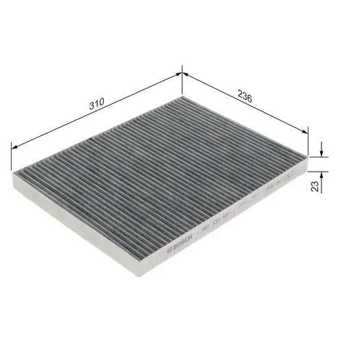 Filter vnútorného priestoru 1 987 432 497 /BOSCH/ - obr. 4