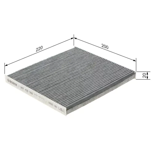 Filter vnútorného priestoru 1 987 435 566 /BOSCH/ - obr. 4