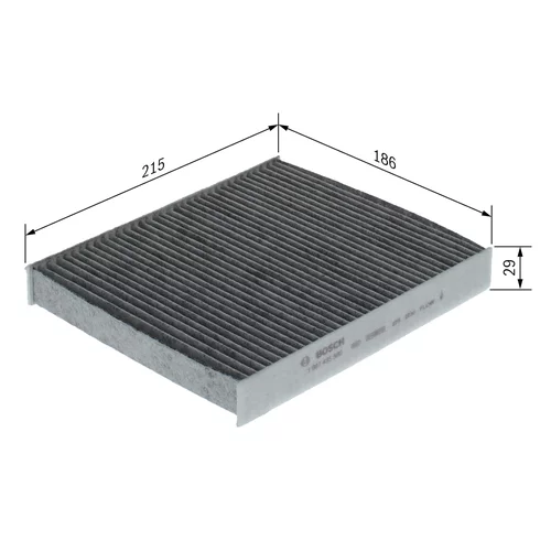 Filter vnútorného priestoru 1 987 435 590 /BOSCH/ - obr. 4