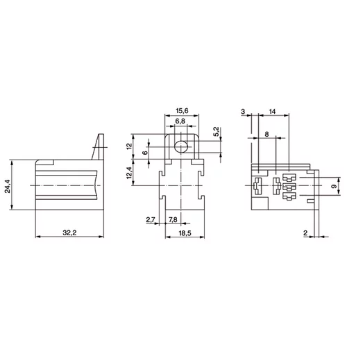 Pätica na relé 3 334 485 045 /BOSCH/ - obr. 5