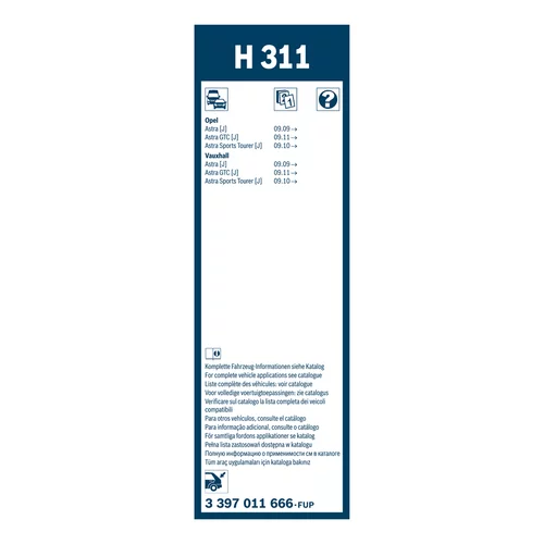 Stieracia lišta 3 397 011 666 /BOSCH/ - obr. 5