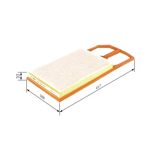 Vzduchový filter F 026 400 019 /BOSCH/ - obr. 4
