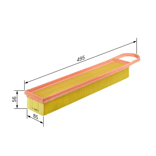 Vzduchový filter F 026 400 050 /BOSCH/ - obr. 4