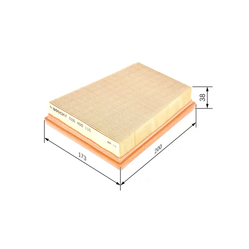Vzduchový filter F 026 400 110 /BOSCH/ - obr. 4