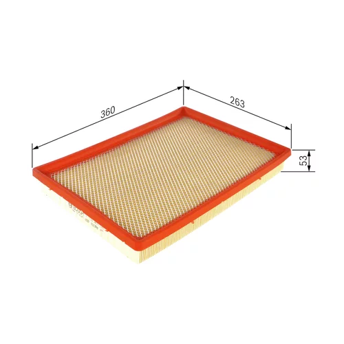 Vzduchový filter F 026 400 266 /BOSCH/ - obr. 4