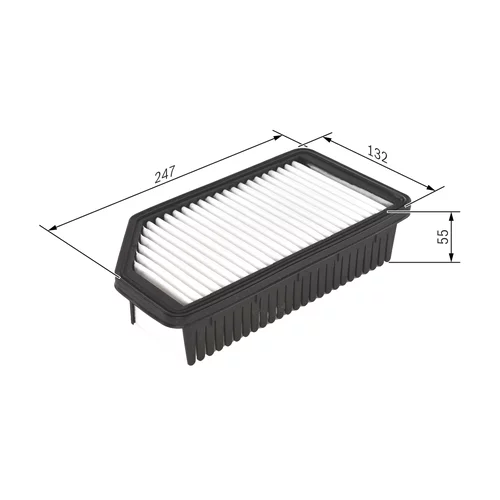 Vzduchový filter F 026 400 414 /BOSCH/ - obr. 4
