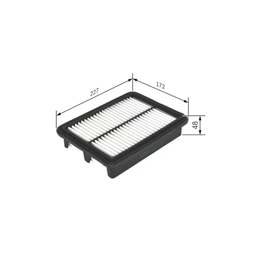 Vzduchový filter F 026 400 457 /BOSCH/ - obr. 4