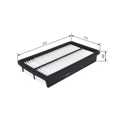Vzduchový filter F 026 400 495 /BOSCH/ - obr. 4