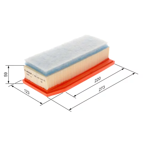 Vzduchový filter F 026 400 534 /BOSCH/ - obr. 4