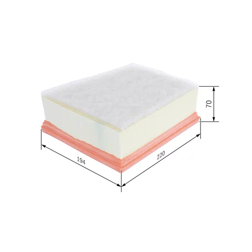 Vzduchový filter F 026 400 559 /BOSCH/ - obr. 4