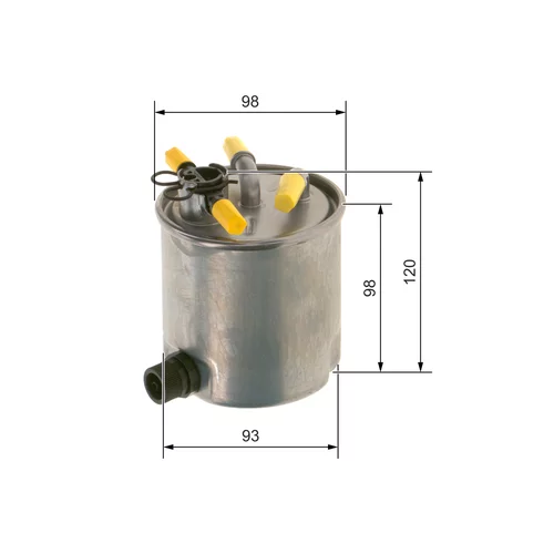 Palivový filter F 026 402 182 /BOSCH/ - obr. 4
