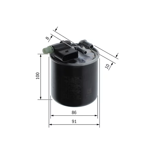 Palivový filter F 026 402 844 /BOSCH/ - obr. 4