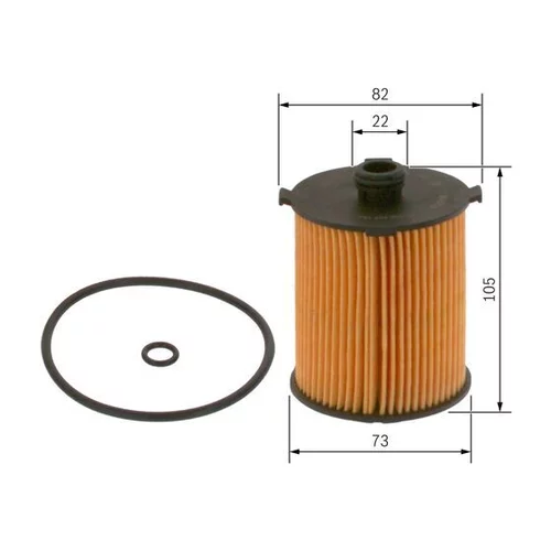 Olejový filter F 026 407 152 /BOSCH/ - obr. 4