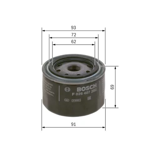 Hydraulický filter automatickej prevodovky F 026 407 282 /BOSCH/ - obr. 4