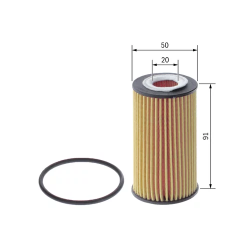 Olejový filter F 026 407 298 /BOSCH/ - obr. 4