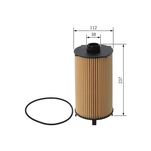 Olejový filter F 026 407 303 /BOSCH/ - obr. 4