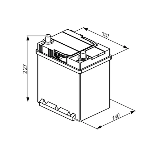 Štartovacia batéria 0 092 S40 300 /BOSCH/ - obr. 4