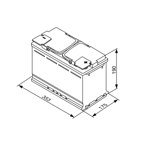 Štartovacia batéria 0 092 S5A 130 /BOSCH/ - obr. 5