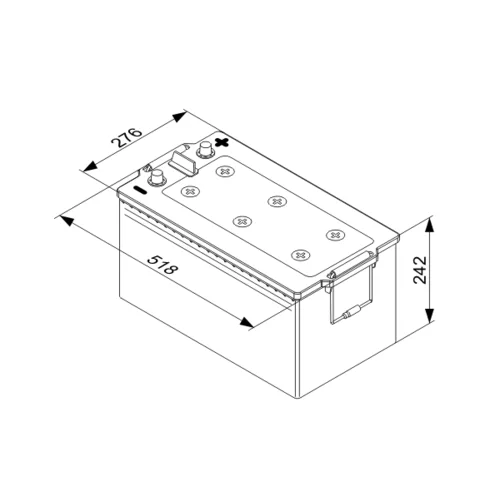 Štartovacia batéria 0 092 T50 800 /BOSCH/ - obr. 4