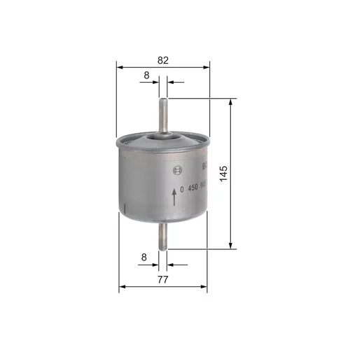 Palivový filter 0 450 905 324 /BOSCH/ - obr. 4