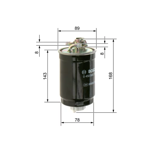Palivový filter 0 450 906 274 /BOSCH/ - obr. 4