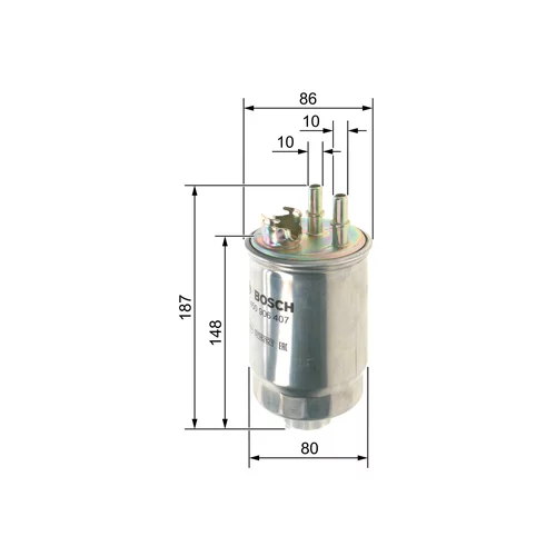 Palivový filter 0 450 906 407 /BOSCH/ - obr. 4