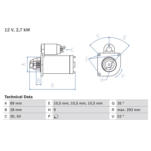 Štartér 0 986 011 140 /BOSCH/ - obr. 4
