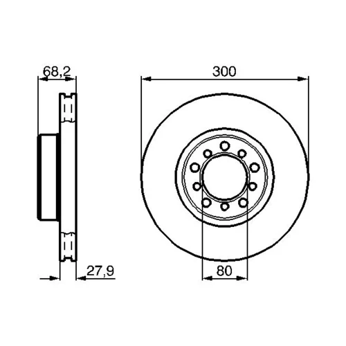 Brzdový kotúč 0 986 478 197 /BOSCH/ - obr. 4