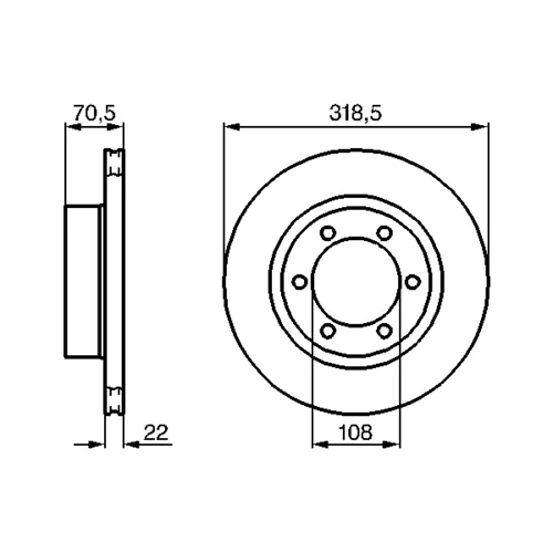 Brzdový kotúč 0 986 478 698 /BOSCH/ - obr. 4