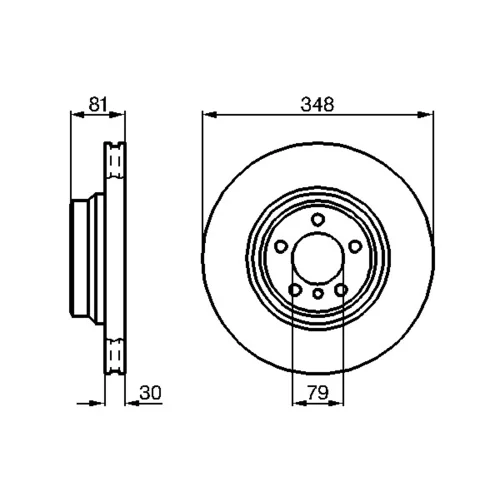 Brzdový kotúč 0 986 479 003 /BOSCH/ - obr. 4