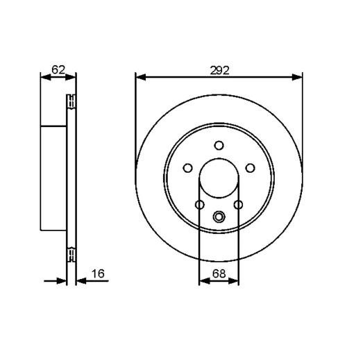 Brzdový kotúč 0 986 479 C12 /BOSCH/ - obr. 4