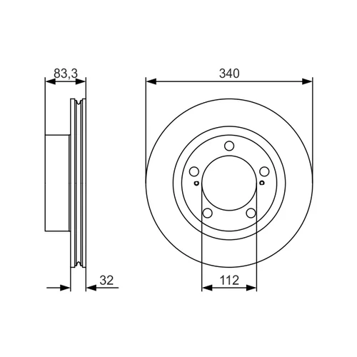 Brzdový kotúč 0 986 479 R29 /BOSCH/ - obr. 4