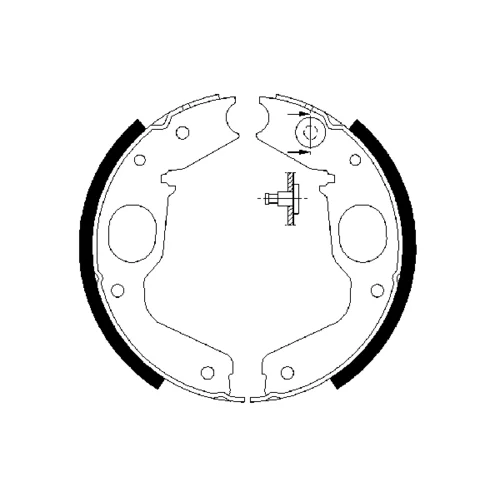 Sada brzd. čeľustí parkov. brzdy 0 986 487 719 /BOSCH/ - obr. 4