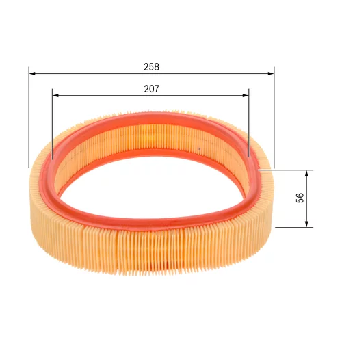Vzduchový filter 1 457 429 064 /BOSCH/ - obr. 4