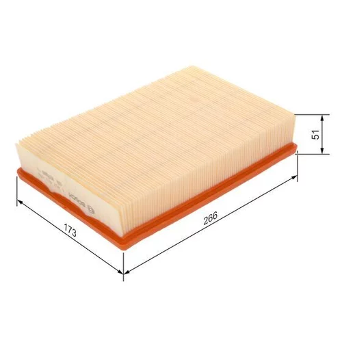 Vzduchový filter 1 457 433 099 /BOSCH/ - obr. 4