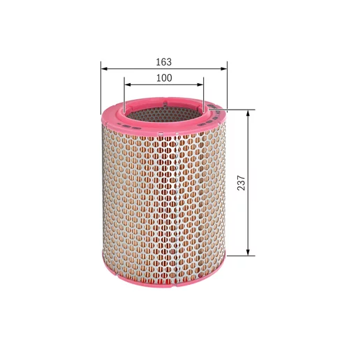 Vzduchový filter 1 457 433 625 /BOSCH/ - obr. 4
