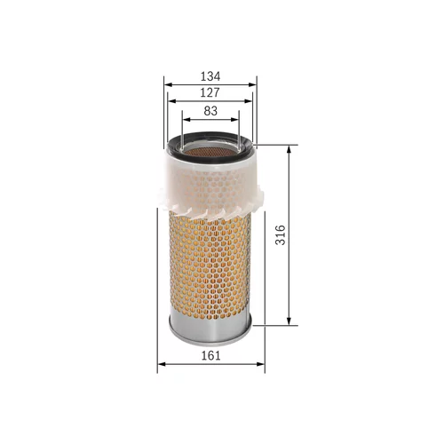 Vzduchový filter 1 457 433 674 /BOSCH/ - obr. 4