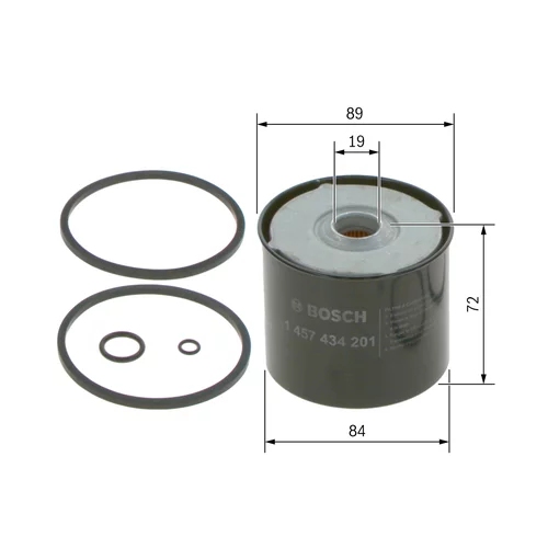 Palivový filter 1 457 434 201 /BOSCH/ - obr. 4