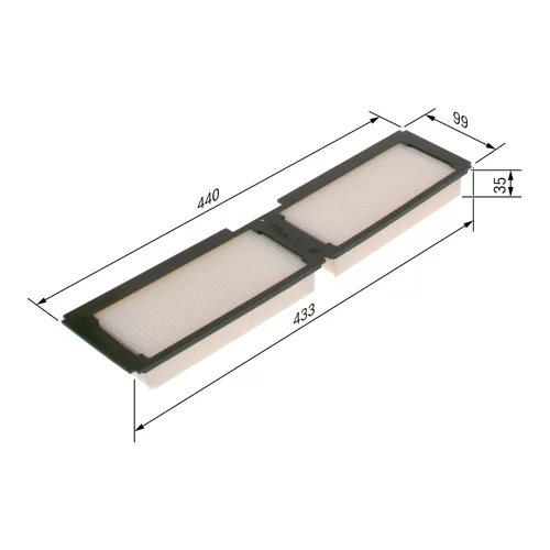 Filter vnútorného priestoru 1 987 431 165 /BOSCH/ - obr. 4