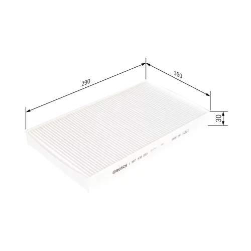 Filter vnútorného priestoru 1 987 432 003 /BOSCH/ - obr. 4