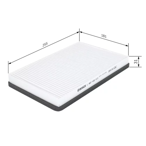 Filter vnútorného priestoru 1 987 432 013 /BOSCH/ - obr. 4