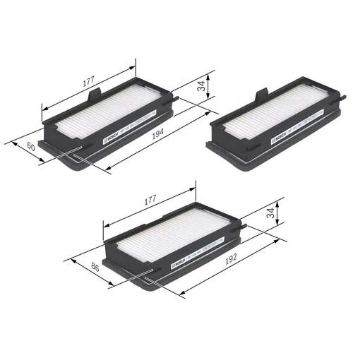 Filter vnútorného priestoru 1 987 432 060 /BOSCH/ - obr. 4