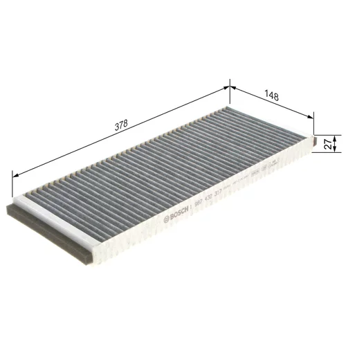 Filter vnútorného priestoru 1 987 432 317 /BOSCH/ - obr. 4