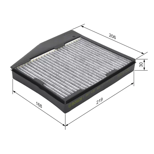Filter vnútorného priestoru 1 987 432 365 /BOSCH/ - obr. 4