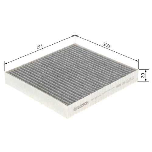 Filter vnútorného priestoru 1 987 432 416 /BOSCH/ - obr. 4