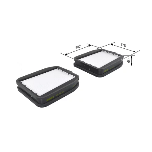 Filter vnútorného priestoru 1 987 435 053 /BOSCH/ - obr. 4